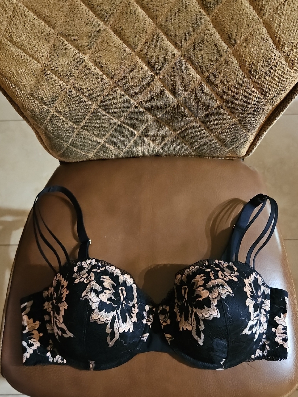 Soma Sensuous Signature Lace Balconette Underwire Floral Lace Bra Convertible